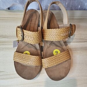 Adrienne Vittadini Tan Wedges